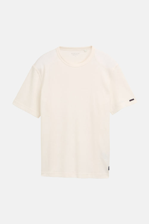 T-shirt met korte mouwen - ecru