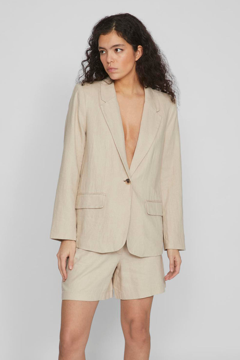 Vijolanda L S Blazer Feather Gray