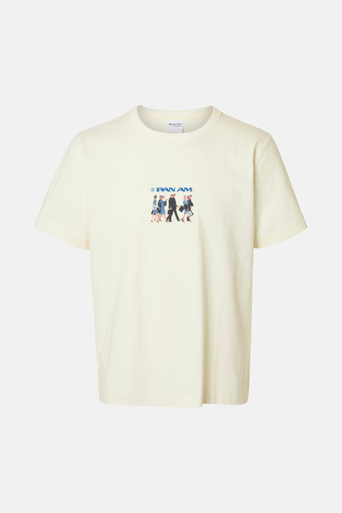 T-shirt met korte mouwen - Egret
