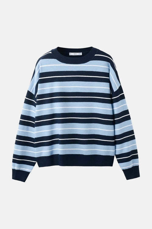 Pull met ronde hals - multicolor