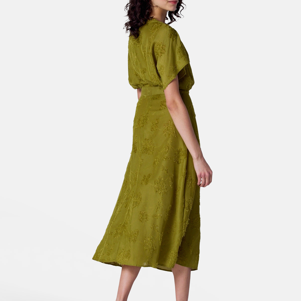 Kleedje met korte mouwen groen Astrid Black Label ZEB