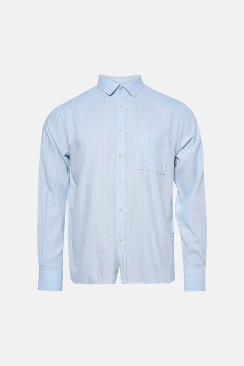 Hemd met lange mouwen - blauw
