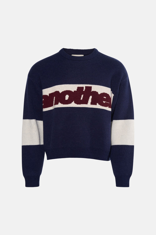 Pull O-hals - blauw