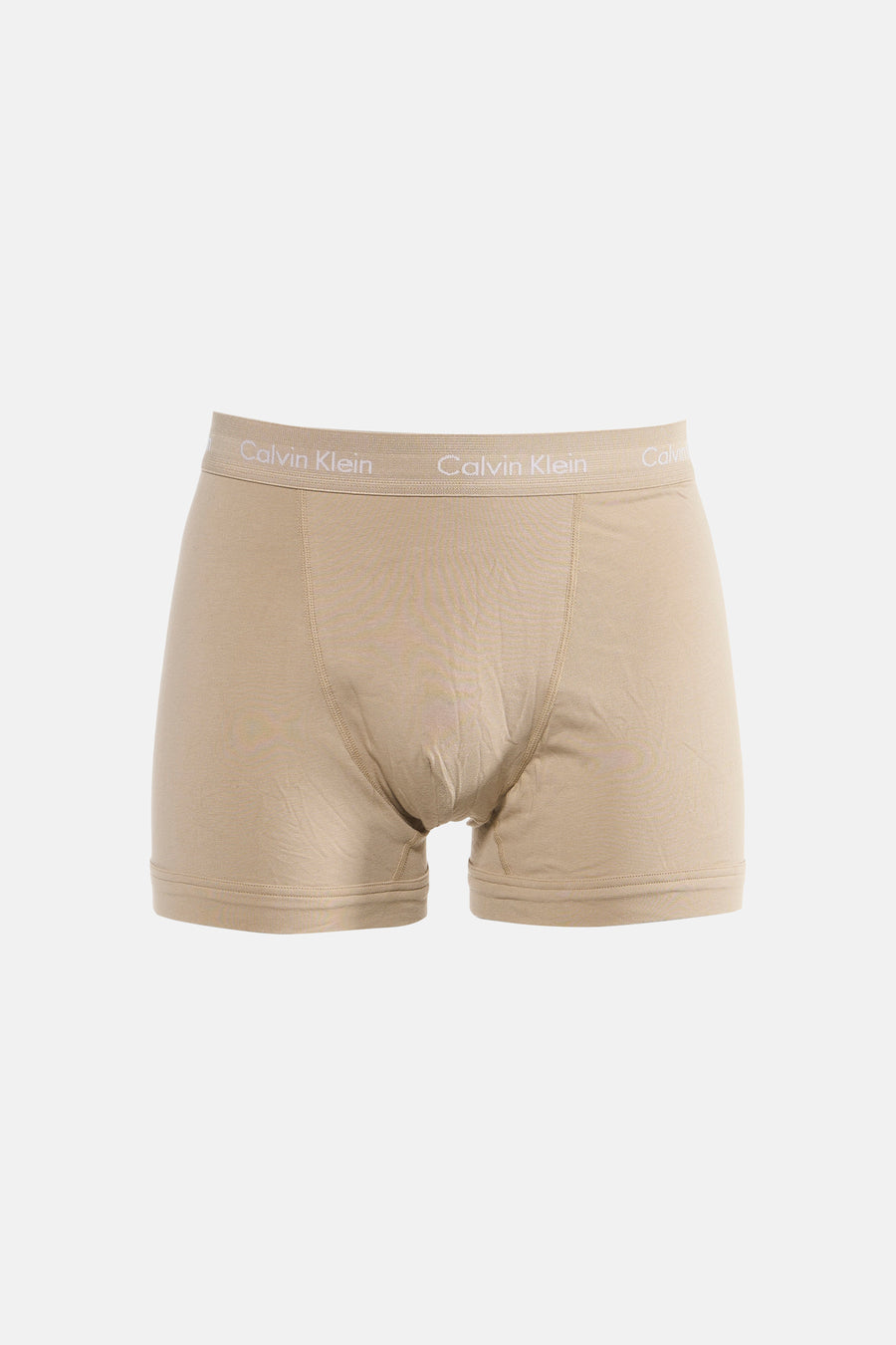 Boxer short beige Calvin Klein, avec ceinture élastique à logo.