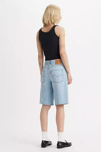 Short - light blue denim