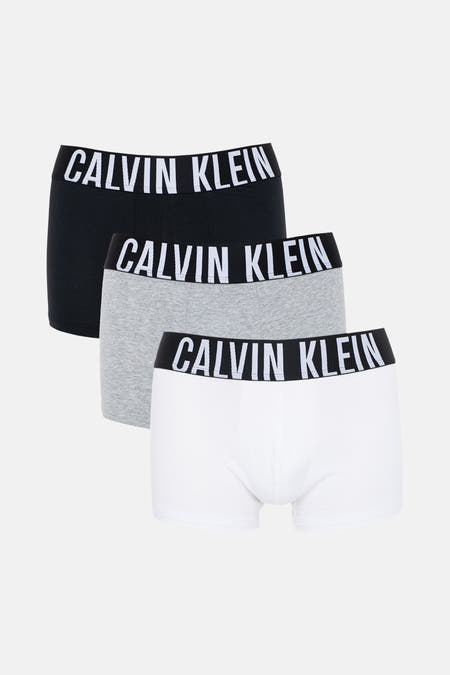 Meerkleurige boxershorts van Calvin Klein met een elastische tailleband met logo.