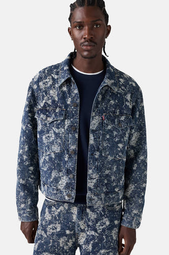 Jeansjas - mid blue denim