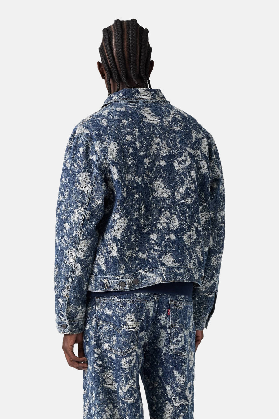 Jeansjas - mid blue denim