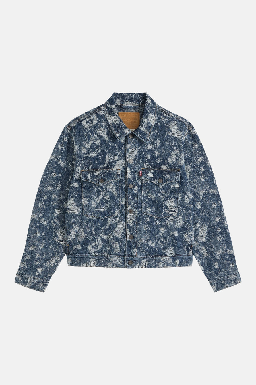 Jeansjas - mid blue denim