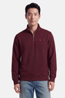 Pull met rolkraag - bordeaux