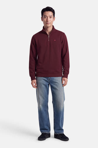 Pull met rolkraag - bordeaux