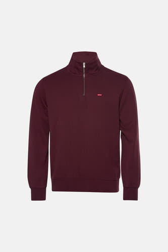 Pull met rolkraag - bordeaux