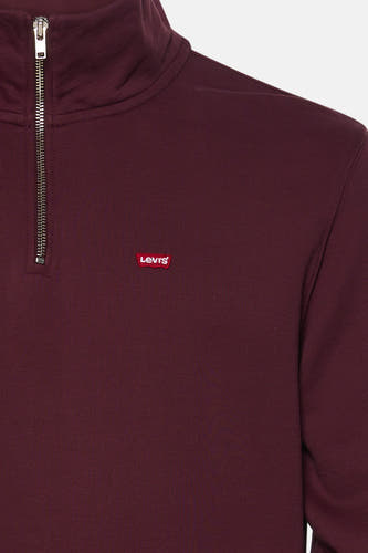 Pull met rolkraag - bordeaux