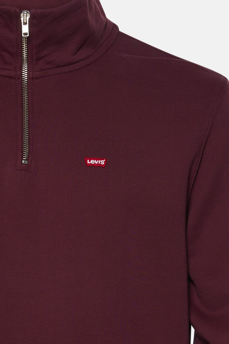 Pull met rolkraag - bordeaux