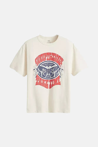 T-shirt à manches courtes - écru