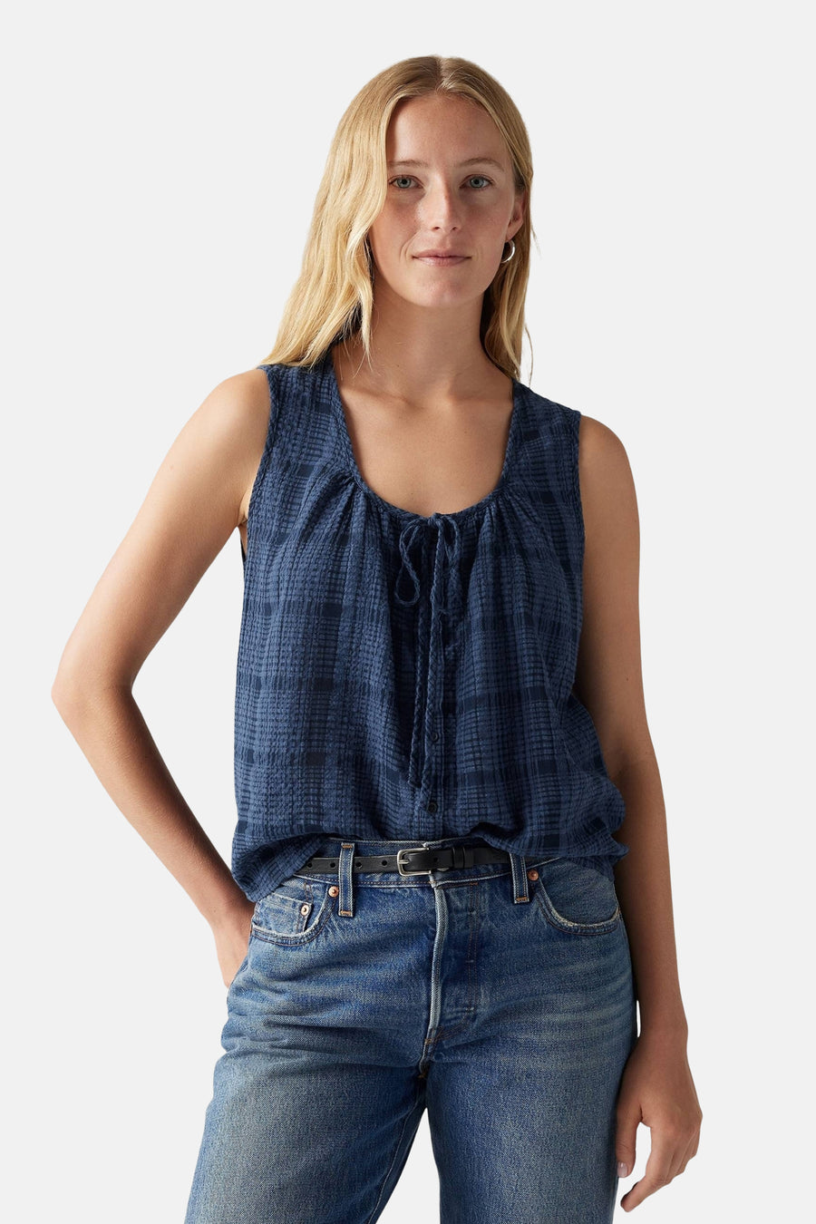 Blouse - bleu