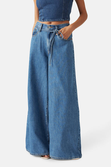 Jeans wide mid blue denim - Levi's®