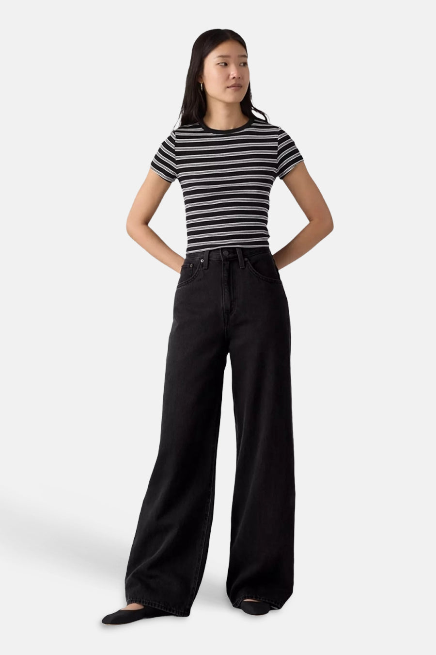 Jeans straight black denim - Levi's®