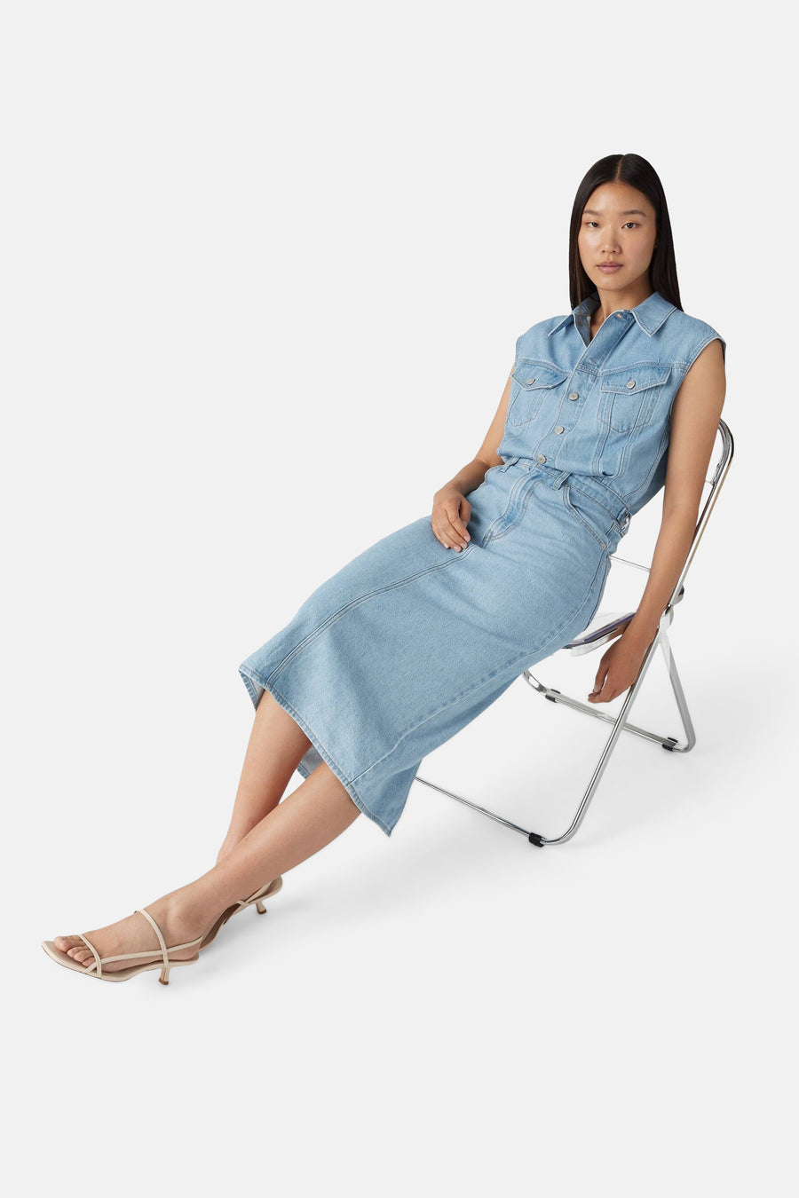 Kleedje - Light blue denim