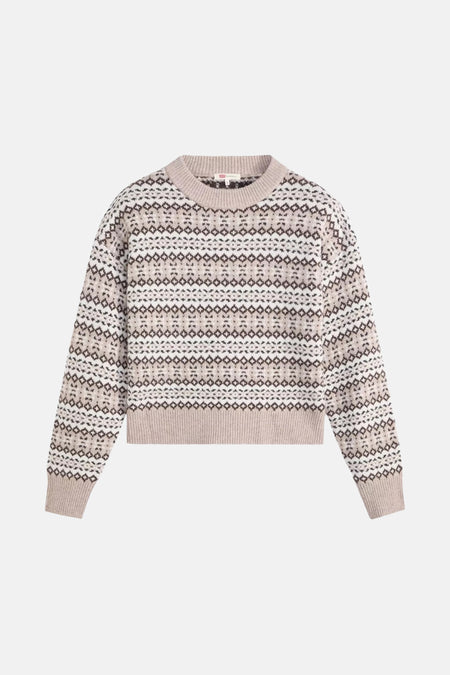 Pull met ronde hals - multicolor