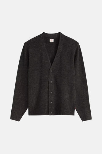 Grijs vest van Levi's®, met een knoopsluiting en subtiele textuur.
