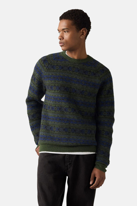 Pull met ronde hals - multicolor