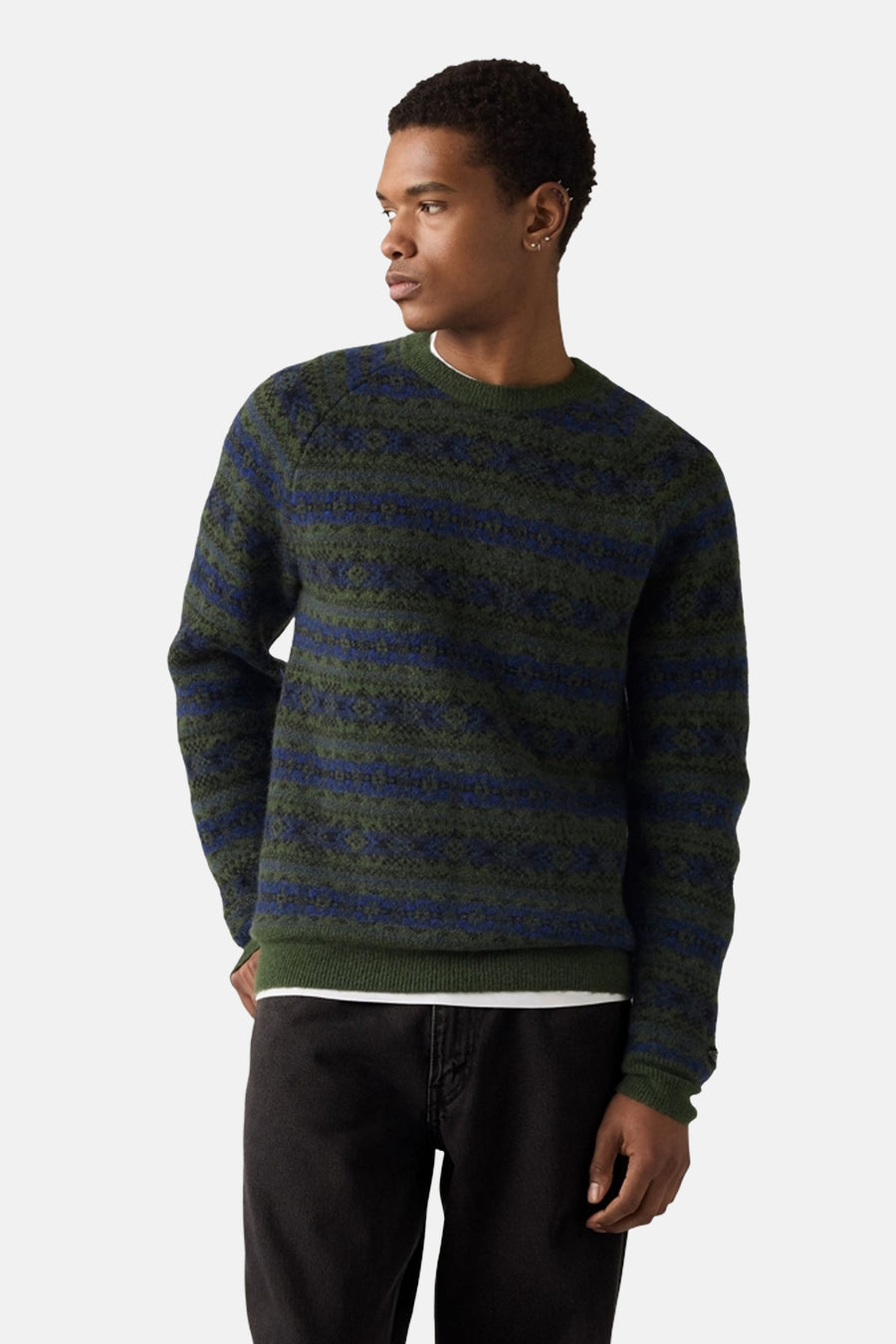 Pull met ronde hals - multicolor