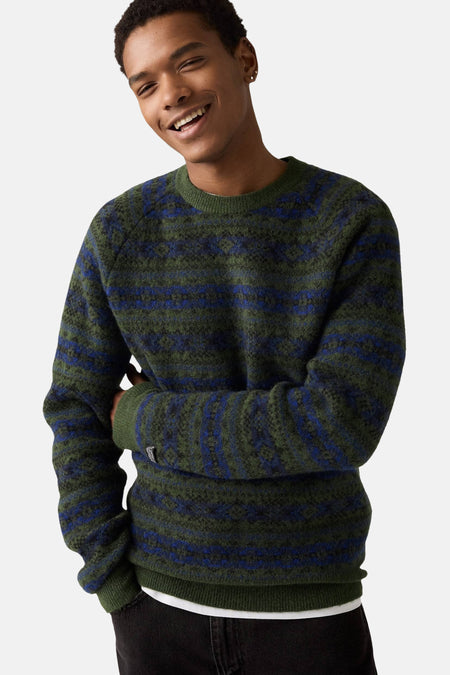 Pull met ronde hals - multicolor