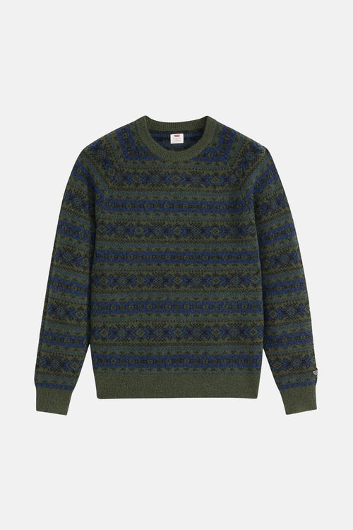 Pull met ronde hals - multicolor