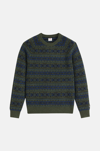 Pull met ronde hals - multicolor
