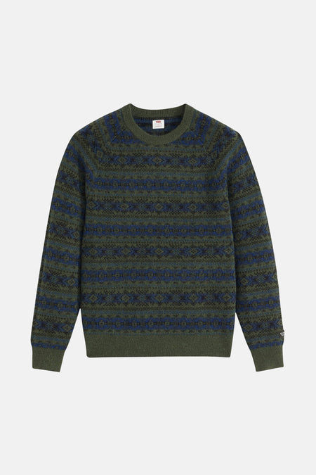 Pull met ronde hals - multicolor