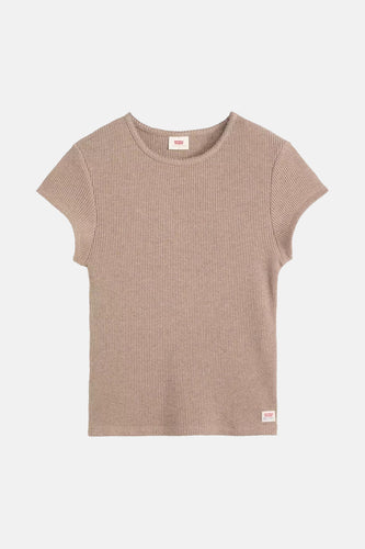T-shirt met korte mouwen - beige