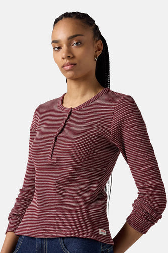 T-shirt met lange mouwen - Bordeaux