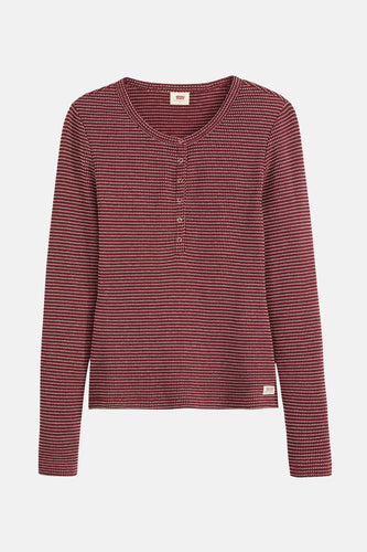 T-shirt met lange mouwen - Bordeaux