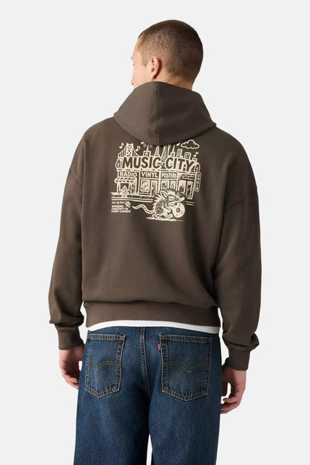 Sweater met kap - groen