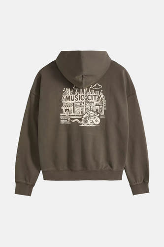 Sweater met kap - groen