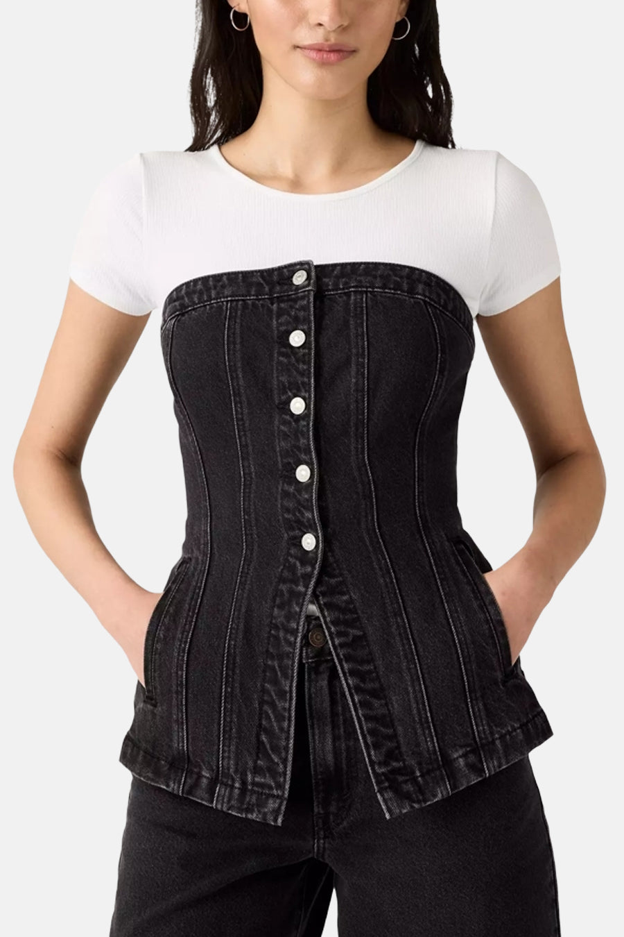 Tuniek - black denim - Levi's® - 3