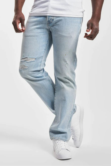 Straight jeans - light blue denim