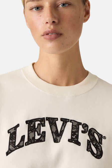 Sweater O hals - wit