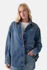 Hemd met lange mouwen - Mid blue denim