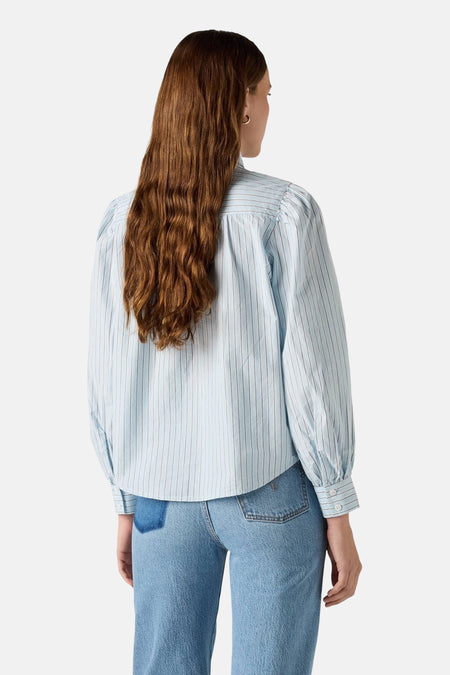 Chemise à manches longues - bleu