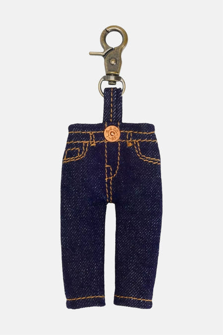 Sleutelhanger - denim