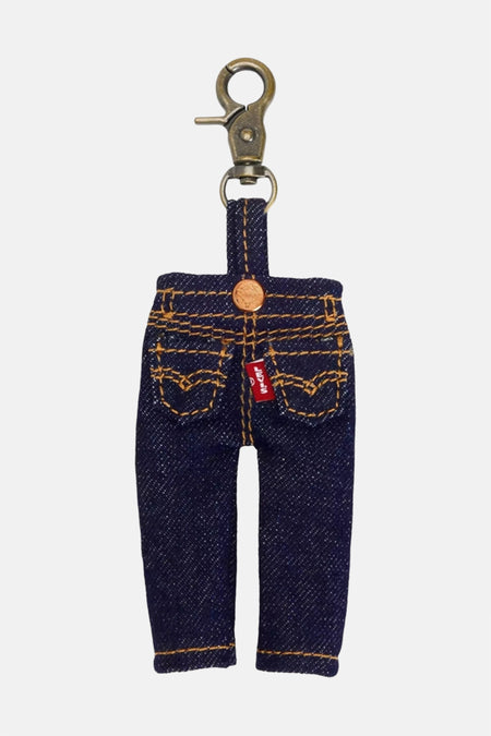 Sleutelhanger - denim