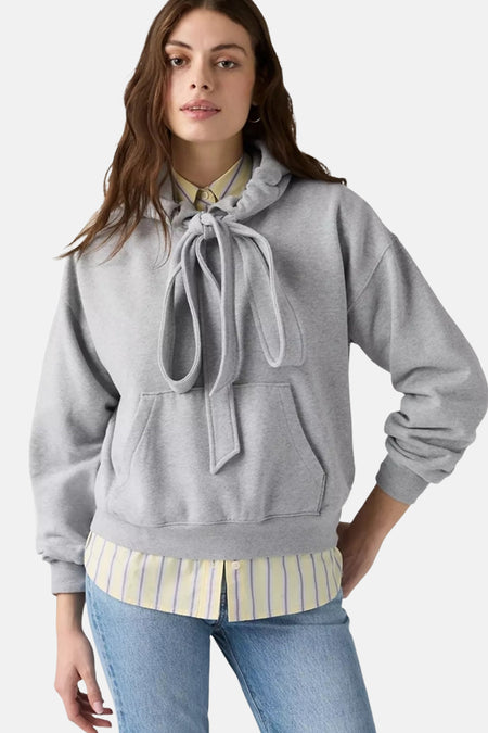 Sweat à capuche - gris