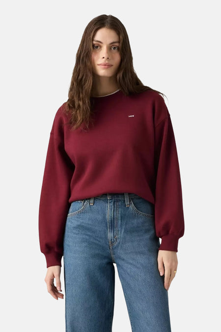Sweater O hals - bordeaux