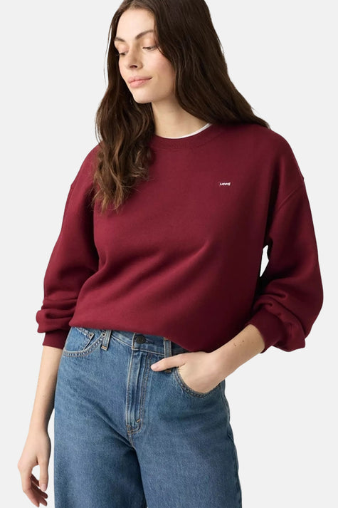 Sweater O hals - bordeaux