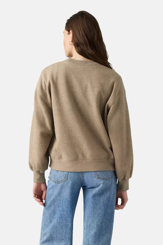 Sweat col O - beige