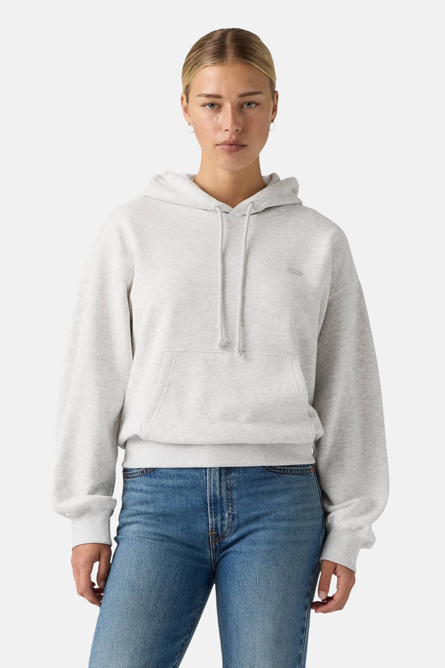 Sweater met kap - grijs