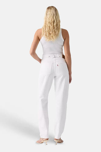 LOOSE TAPER - white denim