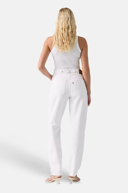 LOOSE TAPER - white denim